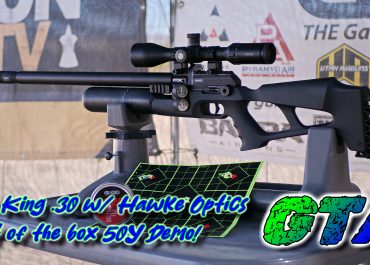 FX KING .30 Cal Out of the Box Demo with Hawke Optics