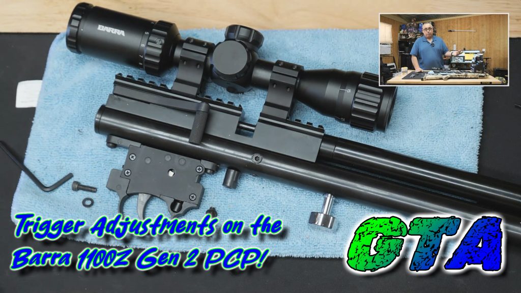 Trigger Adjustments on the BARRA 1100z Gen 2 PCP